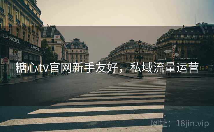 糖心tv官网新手友好，私域流量运营