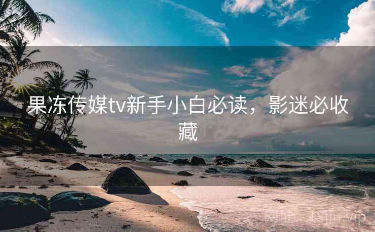 果冻传媒tv新手小白必读，影迷必收藏